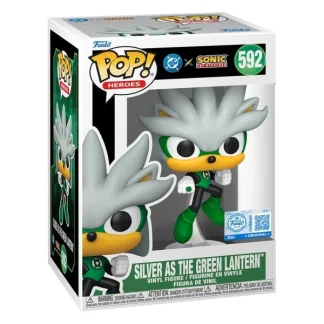 Figur Sonic the Hedghog - Silver as the Green Lantern (Funko POP! Heroes 592)