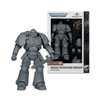 Figur Warhammer 40k - Lieutenant in Phobos Armour Grey (McFarlane)