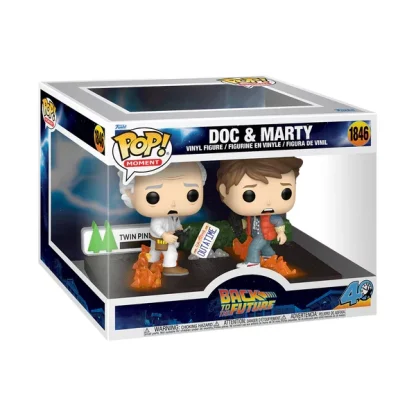 Figur Back to The Future - Doc & Marty (Funko POP! Moment 1846)