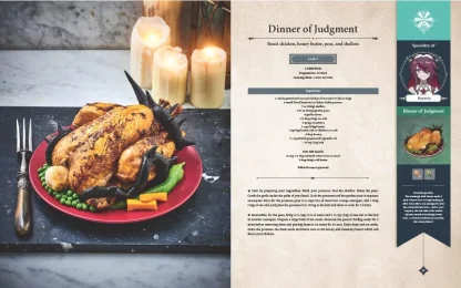 Kochbuch Genshin Impact Official Cookbook: Culinary Journeys Across Teyvat ENG – Bild 2
