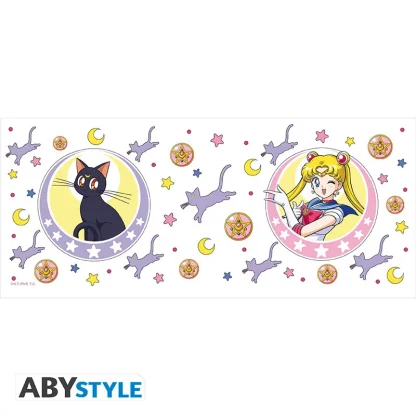 Tasse Sailor Moon - Sailor Moon & Luna (Zaubertasse) – Bild 3
