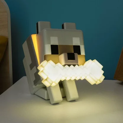 Tischlampe Minecraft - Minecraft Wolf – Bild 4