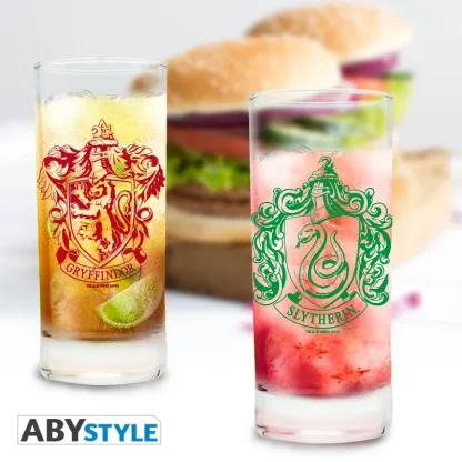 Glas Harry Potter - Hogwarts Crests (3 Stck) – Bild 4