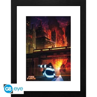 Gerahmtes Poster Fire Force - Spontaneous Human Combustion