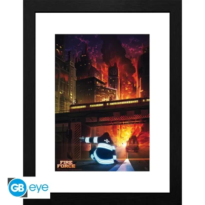 Gerahmtes Poster Fire Force - Spontaneous Human Combustion