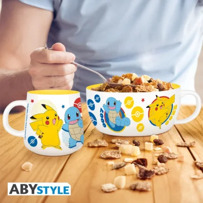 Frühstücksset Pokémon - Pikachu & Kanto Starters – Bild 5