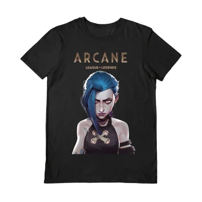 T-Shirt Arcane - Jinx Black