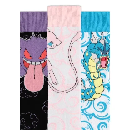 Socken Pokémon - Gengar, Mew & Gyarados 3 Paar – Bild 4