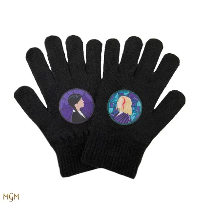 Weihnachtsschmuck Wednesday - Wednesday & Enid (Handschuhe im Innerenř) – Bild 2