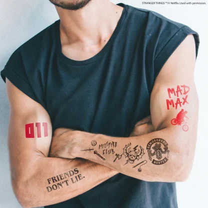 Tattoo Stranger Things - Tattoo Set – Bild 2