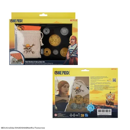 Geschenkset One Piece - Nami's Bandana & Berry Coins (Tuch und Münzen) – Bild 4