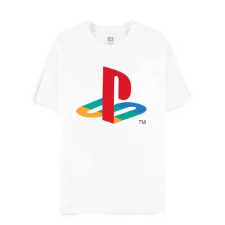 T-Shirt PlayStation - Logo White