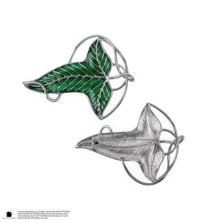 Weihnachtsschmuck Lord of the Rings - Lorien Leaf (mit Brosche im Inneren)