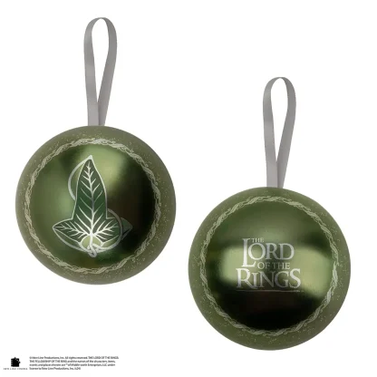 Weihnachtsschmuck Lord of the Rings - Lorien Leaf (mit Brosche im Inneren) – Bild 2