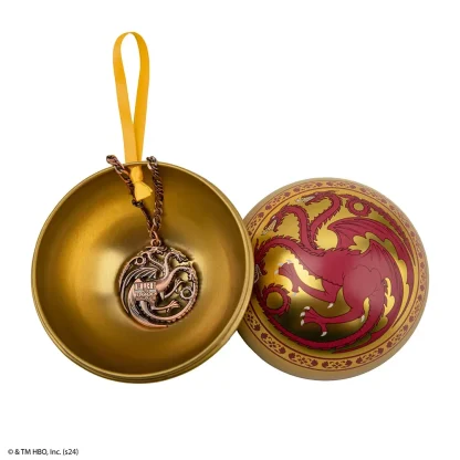 Weihnachtsschmuck Game of Thrones - Targaryen Dragon (mit Anhänger im Inneren) – Bild 3
