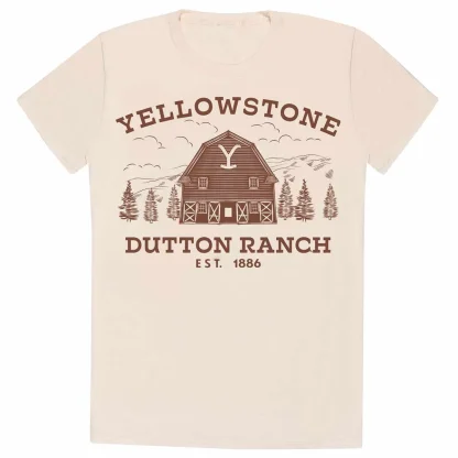 T-Shirt Yellowstone - Ranch