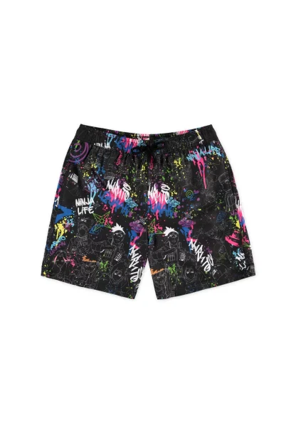 Herren-Shorts Naruto - Graffiti