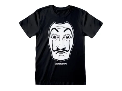 T-Shirt Money Heist - White Mask