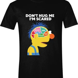 T-Shirt Yellow Guy - Don't Hug Me I'm Scared Brain