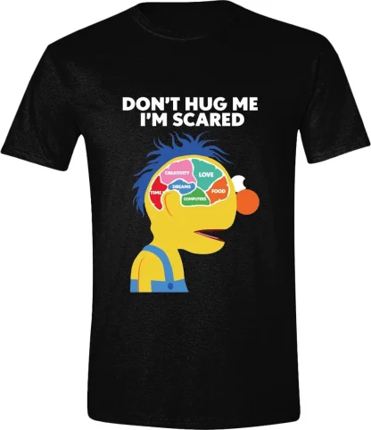 T-Shirt Yellow Guy - Don't Hug Me I'm Scared Brain