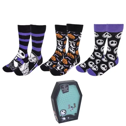 Socken Nightmare Before Christmas - Set aus 3 Paar Socken – Bild 4