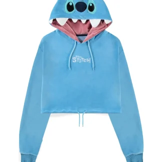 Hoodie Lilo & Stitch - Stitch Novelty Cropped Hoodie