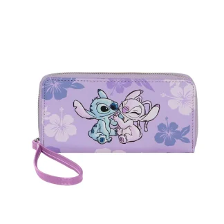 Damen-Geldbörse Lilo & Stitch - Stitch & Angel Lilac