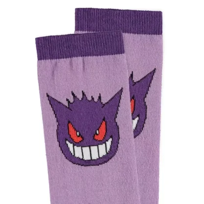 Damen-Socken Pokémon – Gengar (Kniestrümpfe) – Bild 3