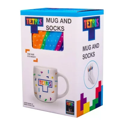 Geschenkset Tetris - Tasse und Socken – Bild 3