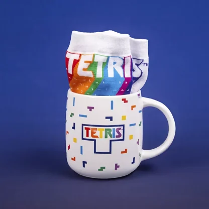 Geschenkset Tetris - Tasse und Socken – Bild 4