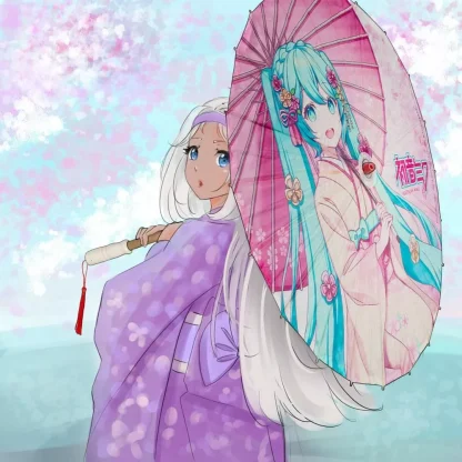 Sonnenschirm Vocaloid - Hatsune Miku – Bild 3