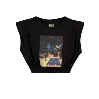 Damen-T-Shirt Star Wars - New Hope Cropped