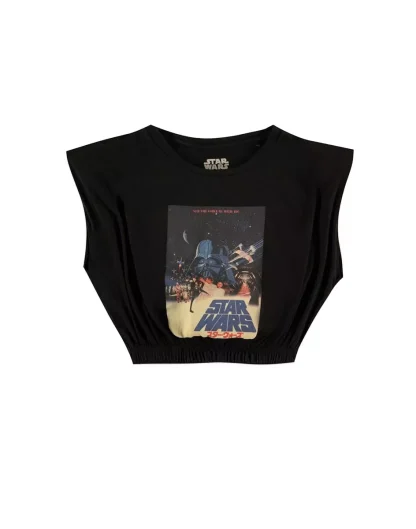 Damen-T-Shirt Star Wars - New Hope Cropped