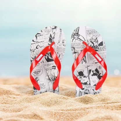 Flip-Flops Marvel - Comic Print – Bild 2